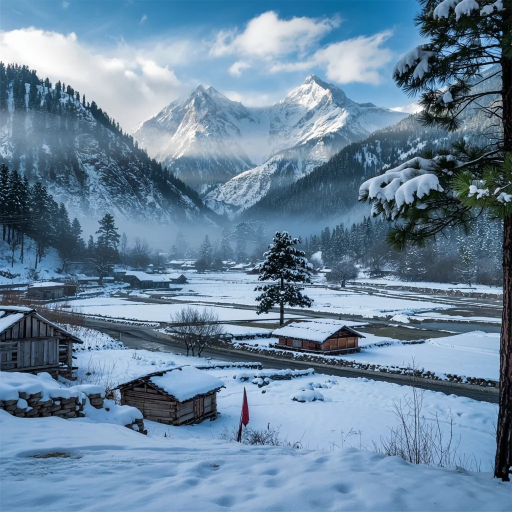 Kashmir tour package snow view